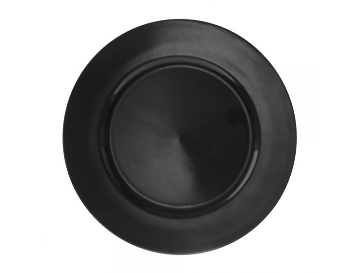 black plate
